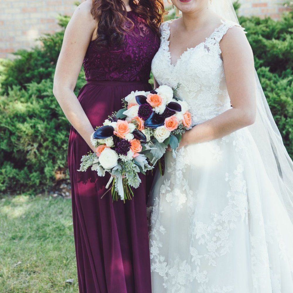 Kennedy Blue Bridesmaid Maria | Bordeaux |Sz 0